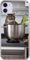 Coque iPhone 11 - Chat - Pan - Cuisine - Siliconen