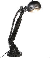 exclusief handgemaakte bureau lamp - urban style- antiek zilver 66 cm