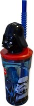 Star Wars 3D Drinkbeker Met Rietje