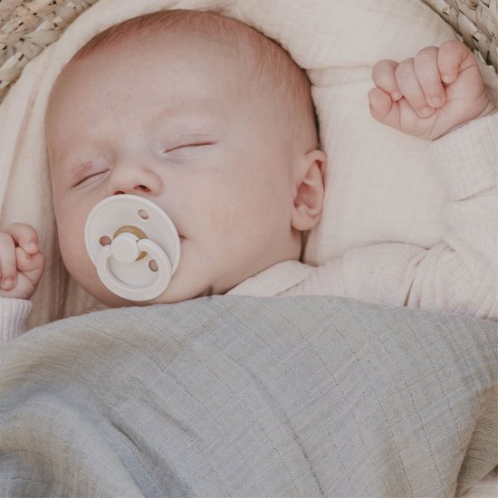 BiBS - Colour Collection - Stage 3 Fopspeen - 18+ maanden - 2 stuks - Ivory / Blush van BIBS — afbeelding 2
