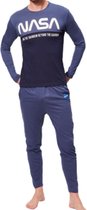 Nasa heren pyjama blauw - Maat S