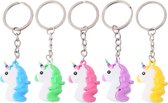 Unicorn Sleutelhangers 5 stuks