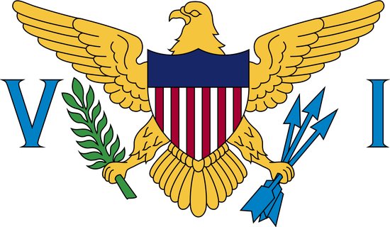 Drapeau Iles Vierges Américaines 100x150