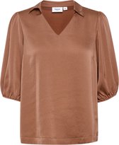 Saint Tropez KajaSZ Blouse with long sleeve Cedar Wood maat S