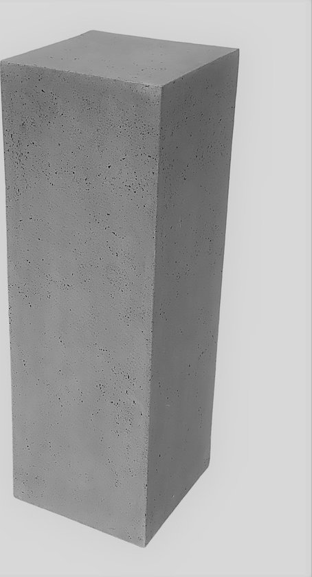 Zuil betonlook grijs 80cm, voor binnen en buiten