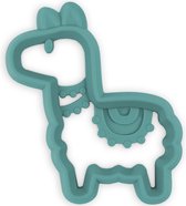 ITZY RITZY chew crew™ -Silicone Bijtring teal Lama