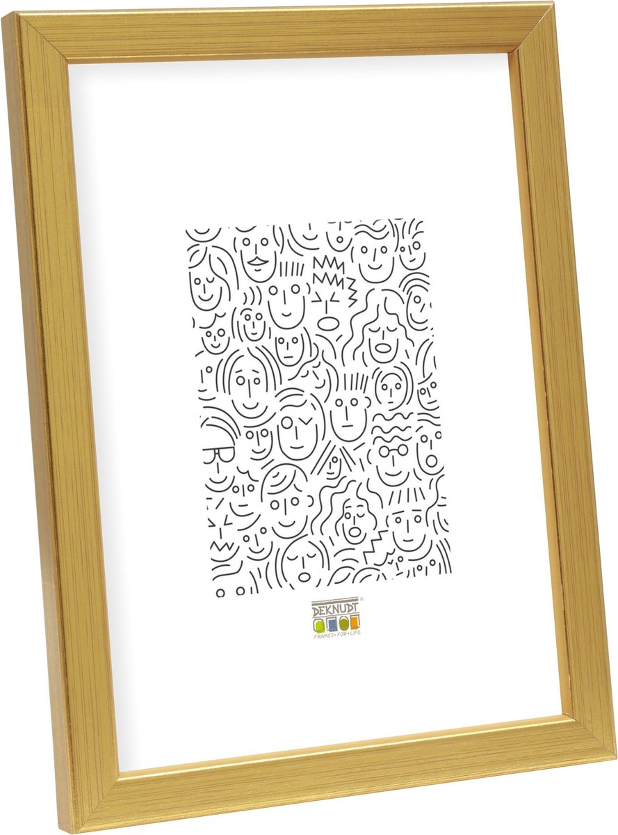 Deknudt Frames fotolijst S41JA1 - hout - goudkleur - foto: 20x28 cm