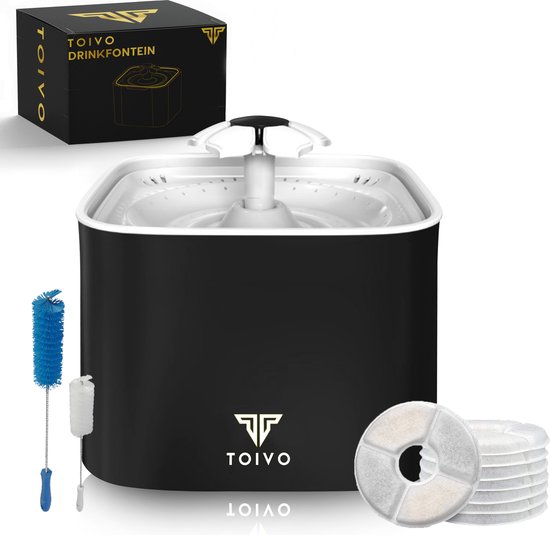 Toivo Drinkfontein - Hond/Kat – 2.5 liter- Incl. 4 filters
