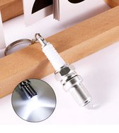 Bougie sleutelhanger -  keychain - verbrandingsmotor - zink - cadeau - auto