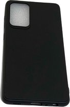 Samsung Galaxy A72 Zwart achterkant 3D Camera Matte TPU hoesje