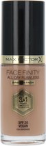 Max Factor Facefinity All Day Flawless 3 in 1 Airbrush Finish Foundation - C80 Bronze (Vegan)