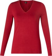 YEST Yare Essential Jersey Shirt - Dark Red - maat 36