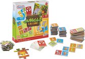 Grafix 4-in-1 Kaartspellen voor Kinderen | Thema Jungle |  Kwartet - Memory - Domino - Puzzel | denkspel | Geschikt voor kinderen vanaf 5 jaar
