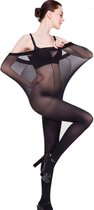 Elaslim Panty - Ultrabestendige - Superbestendige - Infiltable panty - Panty die niet scheurt - Zwart - Geschikt voor een persoon met een gewicht van 35 tot 80 kg en met een afmeting van 1,50 m tot 1,75 m