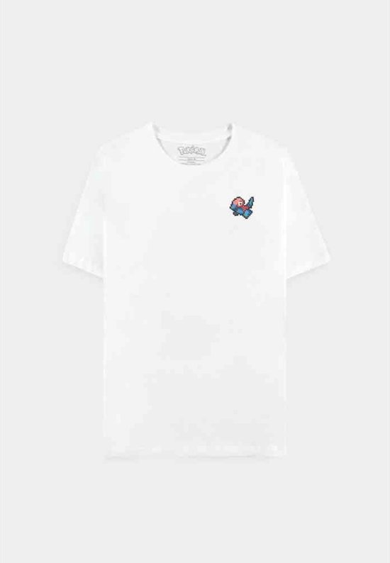Pokémon Dames Tshirt Pixel Porygon Wit