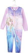Frozen Onesie - huispak - jumpsuit - pyjama - roze - Maat 92/98 - 2/3 jaar