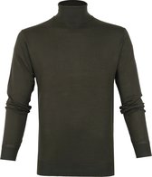 Scotch and Soda - Coltrui Melange Olijfgroen - XL - Modern-fit