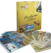 SAFE Ansichtkaarten verzamelalbum met print - incl. 20 insteekbladen voor maximaal 160 postkaarten
