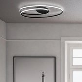 Wofi - Plafondlamp Nia Zwart 61 cm