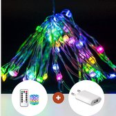 Osiden RGB Fairy Lights Lichtsnoer - 10 Meter  - Inclusief Adapter en Afstandsbediening - Lichtslinger - Lampjes Slinger - Binnen - Feestverlichting - Decoratie - Tuinverlichting - Binnenverl