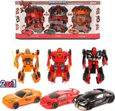 Roboforces - Transformation Robot - Value Pack - Lightning - Thunder - Storm - 2 in 1