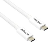 2m Thunderbolt 3 Cable - 20Gbps - White - Thunderbolt USB-C and DisplayPort Compatible