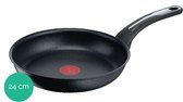 Tefal koekenpan 24cm met luxe handgreep - 2x titanium