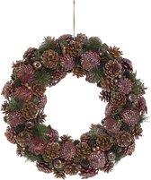 Kerstkroon DKD Home Decor (45 x 7 x 45 cm)