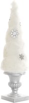 Decoratie DKD Home Decor Kerstmis Katoen Hars (14 x 14 x 52.5 cm)