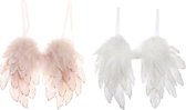 Kerstversiering DKD Home Decor Veren (2 pcs) (28 x 4 x 33 cm)