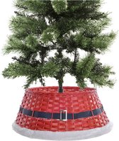 LuxuryLivng - Decoratieve kerstboom - DKD Home Decor - Hout - vlechtwerk - Kerstman - 70 x 70 x 28 cm