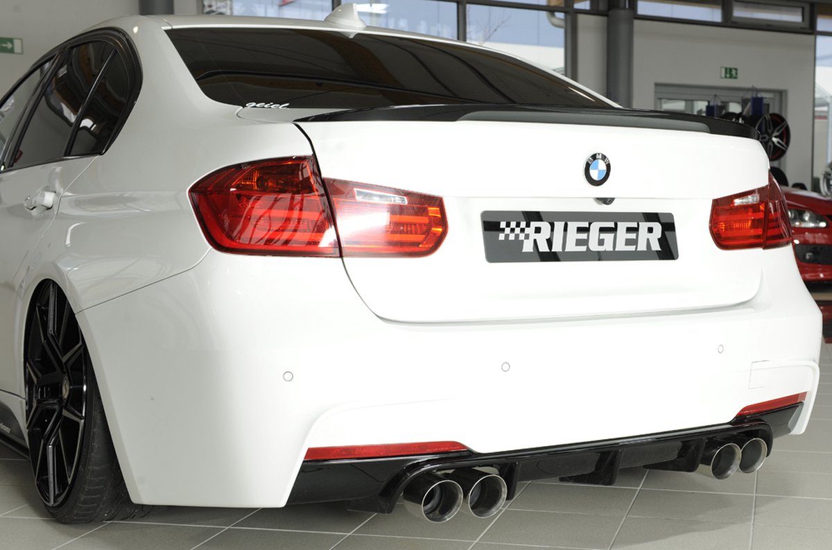 RIEGER - BMW F30 F31 M 3 SERIES - PERFORMANCE DIFFUSER M3 LOOK - HIGH GLOSS BLACK