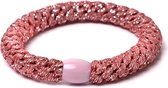 Banditz Haarelastiekje en armbandje 2-in-1 vintage pink glitter