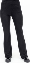Flared Glitter Broek Zwart One Size