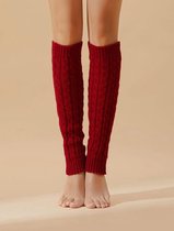 Beenwarmers Comfortabel Rood One size