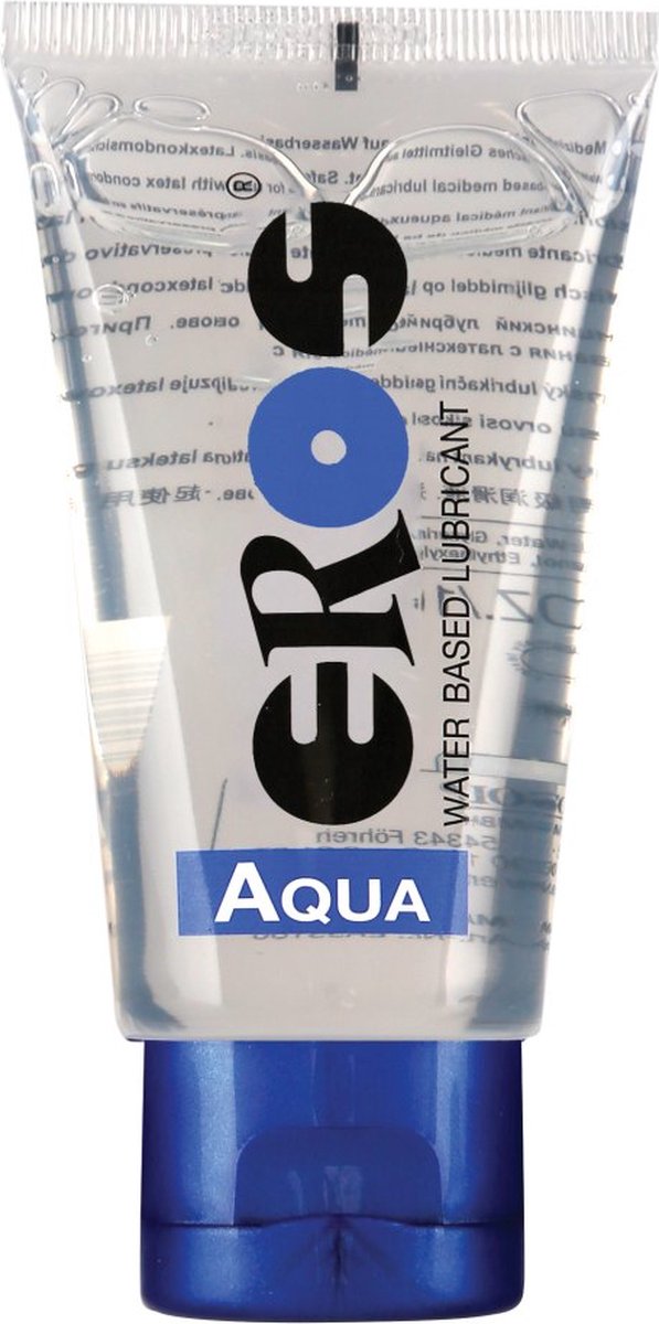 Goedkoopste Eros Aqua Glijmiddel op Waterbasis in tube - 50 ml