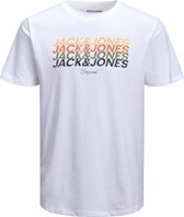 Jack & Jones T-shirt Brady White (Maat: XXL)