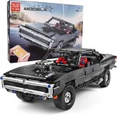 Mold King 13081 Voiture de course / Musclecar (RC) - Supercar, coupé - Compatible avec les grandes marques - Moteurs, batterie, télécommande - Jeu de construction, jeu de construction - 1098 pièces - Moldking