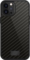 Black Rock Protective Real Carbon Cover for Apple iPhone 12 Pro Max Black