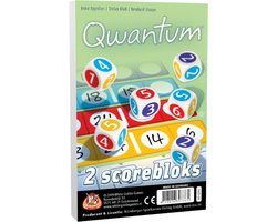 White Goblin Games - Qwantum bloks (extra scorebloks) - Dobbelspel - 2 tot 4 spelers - Familiespel -