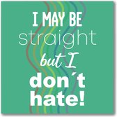 Sticker - I may be straight - LGBT+ - Regenboog - Pride