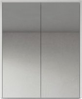 Badplaats Badkamerkast Cuba 60 x 16 x 70 cm - Hoogglans wit - Spiegelkast Badkamer