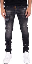 My Brand Red Spots Denim Grey Jeans