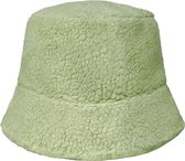 Bucket Hat Teddy - Bucket Hat Dames - bucket hat heren - bucket hoed - Hoed - Emmer muts - Emmerhoed - Groen - Vissershoedje - Polyester - Cotton - 59cm - Yehwang