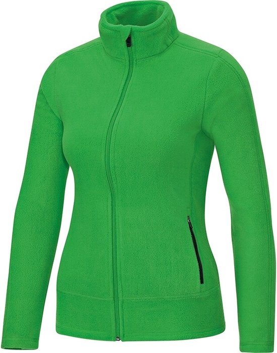 Jako - Fleece jacket Team Women - Fleece vest Dames Groen - 34 -  zachtgroen/zwart | bol.com