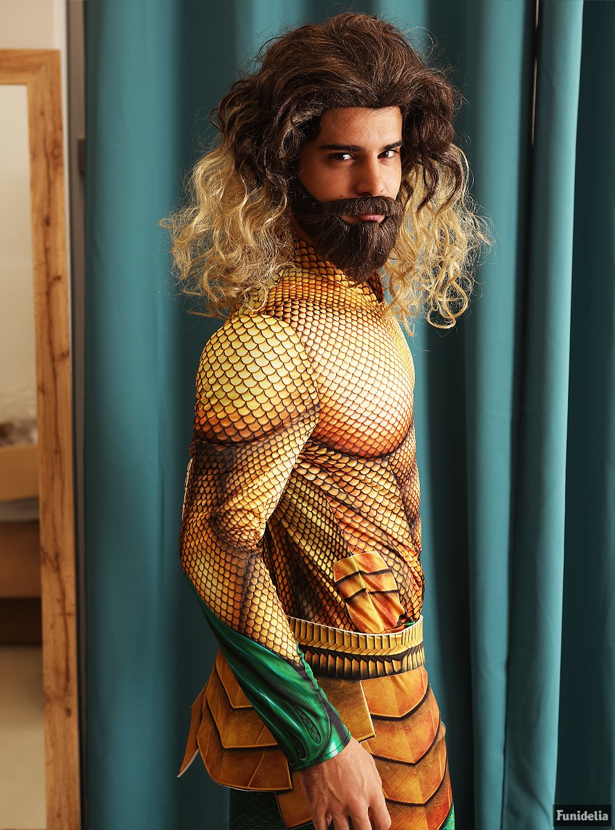 FUNIDELIA Aquaman kostuum voor mannen - Maat: L - Meerkleurig | bol.com