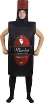 FUNIDELIA Fles Wijn kostuum voor vrouwen en mannen - Maat: One Size