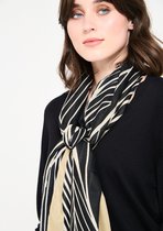 LOLALIZA Sjaal met grafische print - Zwart - Maat One size