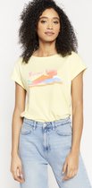 LOLALIZA T-shirt met artwork - Geel - Maat M