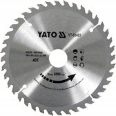 Lame de scie circulaire YATO Ø190 mm - 40T - Diamètre intérieur 30 mm